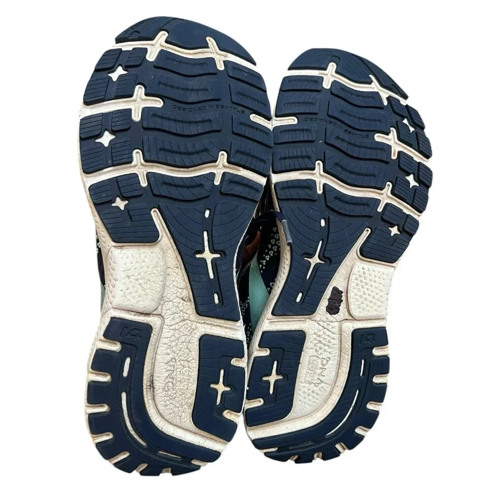 Brooks Ghost 14 Blue Purple Athletic Running Sneakers Women's Size US 10.5 Wide - Picture 4 of 7